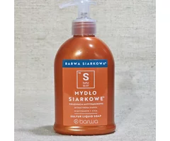 Săpun lichid antibacterian și antiacneic cu sulf barwa 300ml