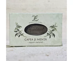 Săpun natural cu cafea și mentă 100g