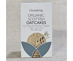 Scottish oatcakes with sea vegetable and black pepper ECO 200g