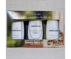 Set gel de duș, șampon și balsam de păr cu produse apicole