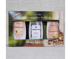 Set gel de duș, șampon și balsam de păr cu produse apicole