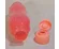 Sticlă cu capac tip sport roz/portocaliu 750ml