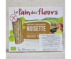 Turte crocante cu alune de pădure fără gluten ECO 150g