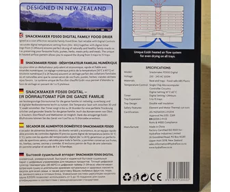 Uscător EZIDRI FD 500 digital + 4 tăvi plate picture - 13