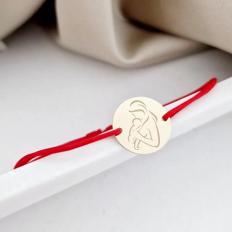 14K Kismama Karkötő állítható zsinórral