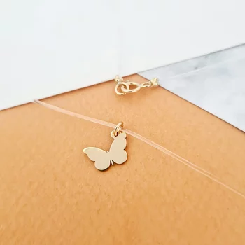 14K Pillangó Szilikon Nyaklánc