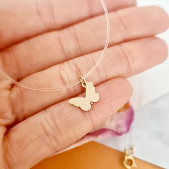 14K Pillangó Szilikon Nyaklánc