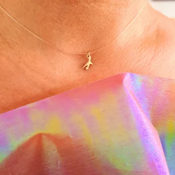 14K Repülő Szilikon Nyaklánc