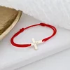 14K Arany Karkötő - Kereszt névvel - állítható zsinórral