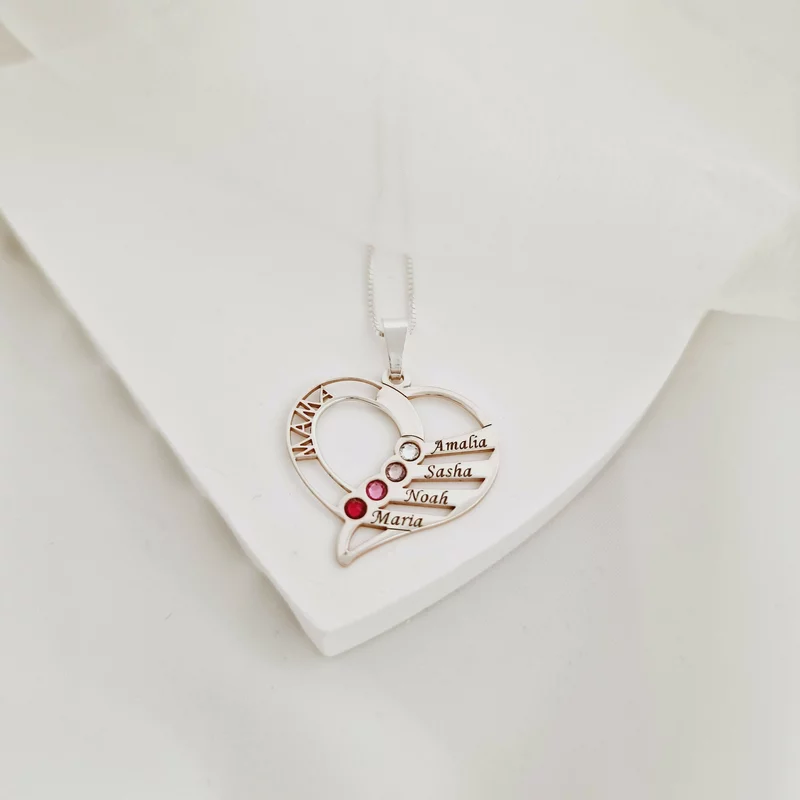 Anya Kedveskéi - 4 Név és Swarovski Kristályok - 925 Sterling Ezüst - Körkapocs