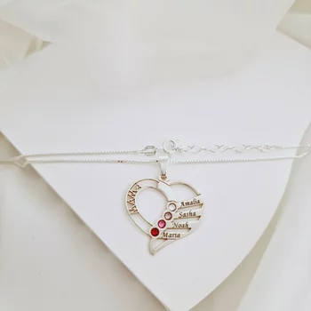 Anya Kedveskéi - 4 Név és Swarovski Kristályok - 925 Sterling Ezüst - Körkapocs