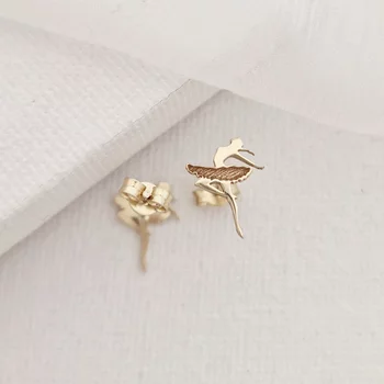14K Balerina Fülbevaló