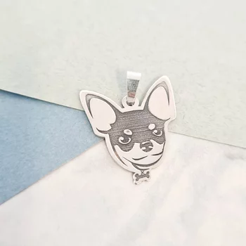 Chihuahua Medál – 925-ös Ezüst