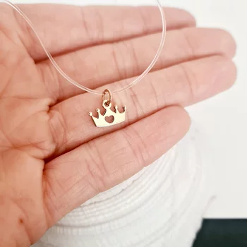 Choker különféle medálokkal - Ezüst 925 18K Rose Gold bevonattal - Szilikon lánc karabineres csattal