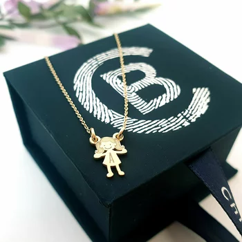 14K 1 Tagú Családi Nyaklánc