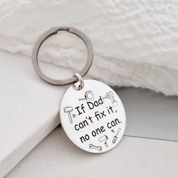 Dad Can Fix It Ezüst Kulcstartó