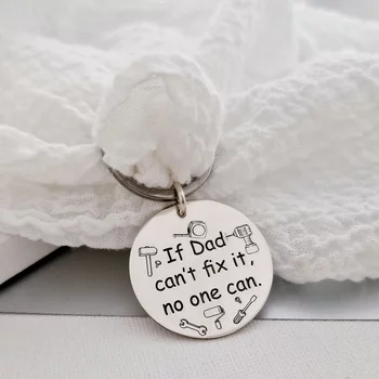 Dad Can Fix It Ezüst Kulcstartó