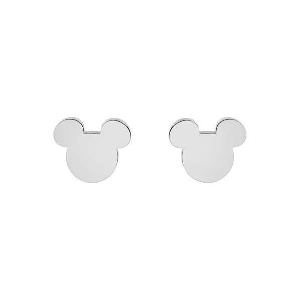 Disney Mickey Mouse minimalista szimbólum fülbevaló - rozsdamentes orvosi acél