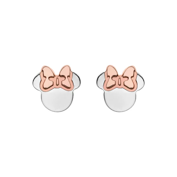 Disney Minnie Mouse elegáns, szimbólumos fülbevaló - ezüst 925