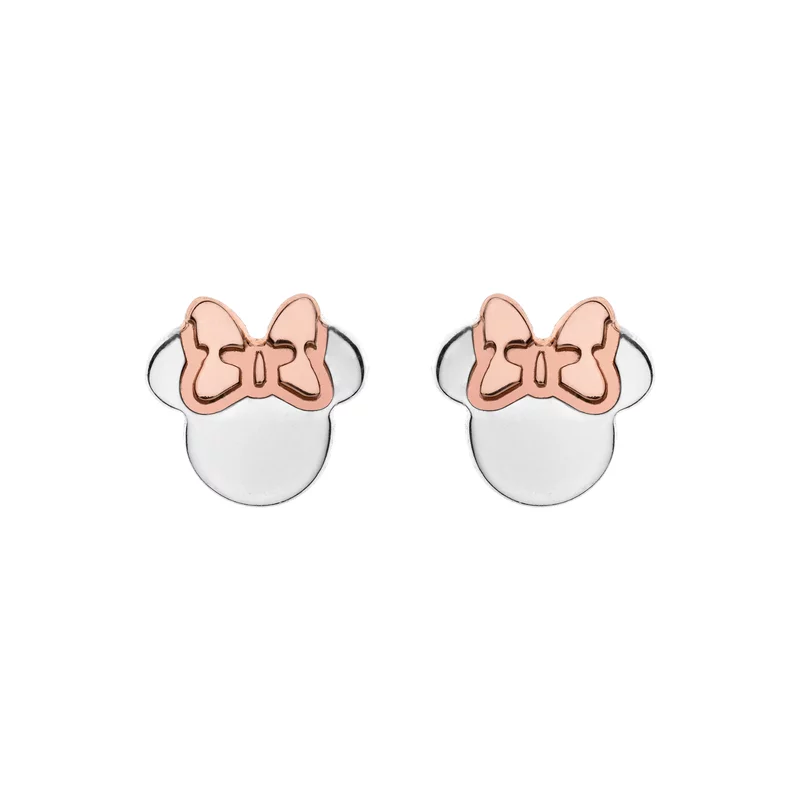 Disney Minnie Mouse elegáns, szimbólumos fülbevaló - ezüst 925