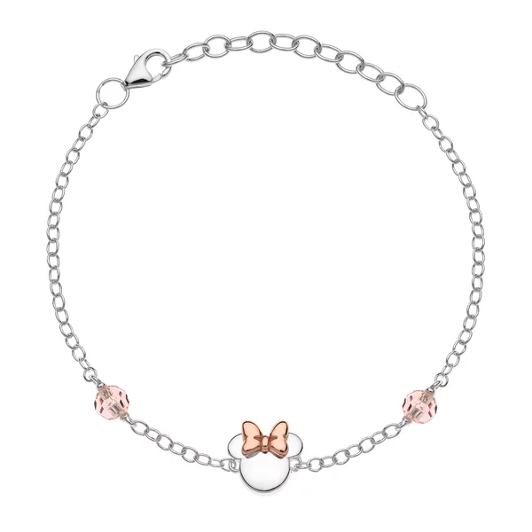 Disney Minnie Mouse szimbólum karkötő - ezüst 925