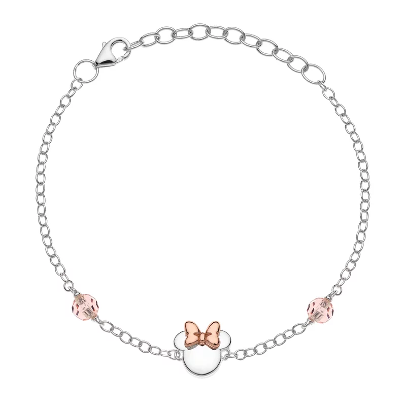 Disney Minnie Mouse szimbólum karkötő - ezüst 925
