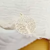 Életfa Medál - Személyre Szabott Nevekkel - 14K Sárga Arany