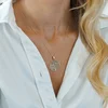Életfa Medál - Személyre Szabott Nevekkel - 14K Sárga Arany