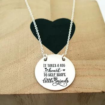 Érme Nyaklánc - Oktatók/Tanárok - 925 Sterling Ezüst
