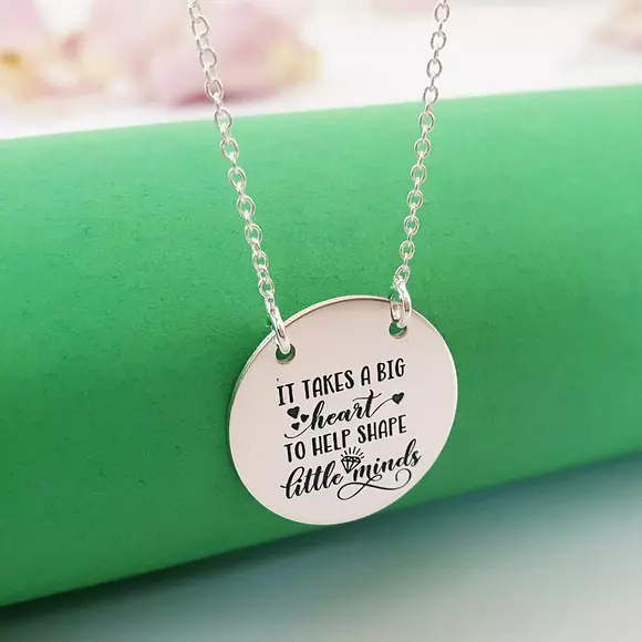 Érme Nyaklánc - Oktatók/Tanárok - 925 Sterling Ezüst