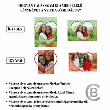 Ezüst Fényképes Mancs Nyaklánc