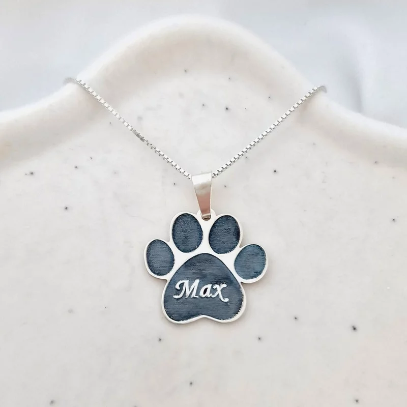 Ezüst Mancs Nyaklánc