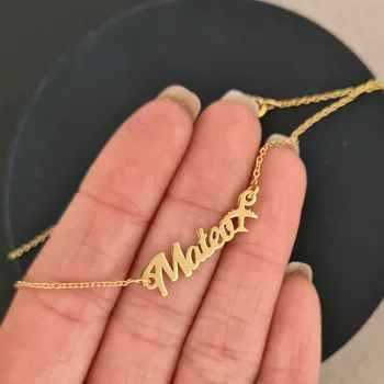 Ezüst Név Nyaklánc Repülőgéppel G