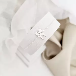 Fogász Karkötő - 925 Sterling Ezüst Fog - Lánc