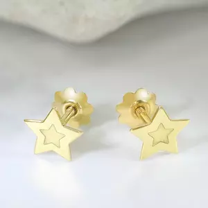 14K Baba Csillag Fülbevaló