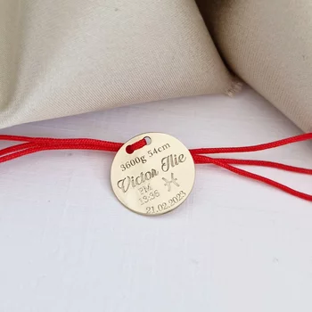 Gyónási keresztelési érme – 15 mm – 14 karátos sárga arany