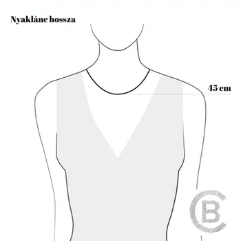 Harmónia Életfa Nyaklánc  - 5 Név - 925 Sterling Ezüst  Swarovski Kristály - Körkapocs