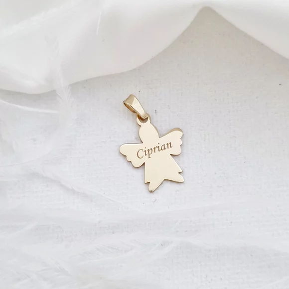 14K Angyal Medál