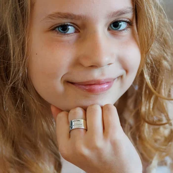 IOANA gyűrű, Our Children kollekció - Nature design - Ezüst 925