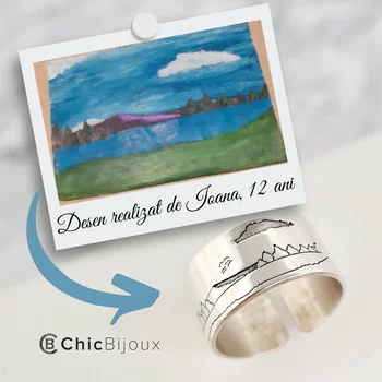 IOANA gyűrű, Our Children kollekció - Nature design - Ezüst 925