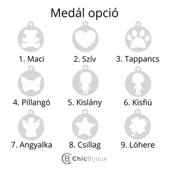 Karkötő Gravírozott Fénykép - Kivágott Charm Érmével - 925 Sterling Ezüst - Dombormű Gravírozás - Kígyó Lánc