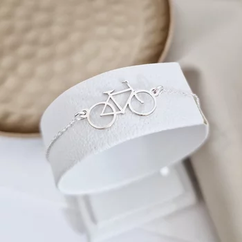Kerékpár Karkötő - 925 Sterling Ezüst - Lánc
