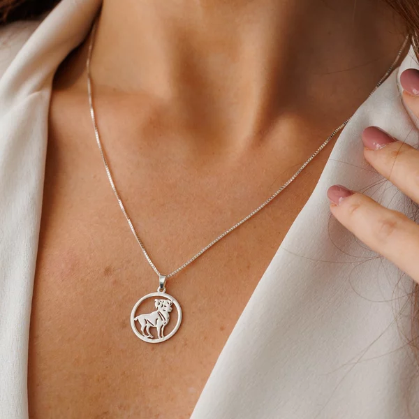 Kos Csillagjegy Nyaklánc - 925 Sterling Ezüst - Körkapocs