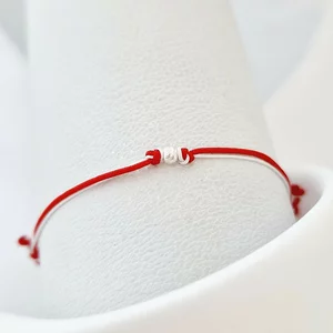 Márciuska Karkötő - 925 Sterling Ezüst Golyóval - Állítható Zsinór