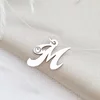 Monogramm Choker Nyaklánc - 925 Sterling Ezüst - Swarovski Kristály - Szilikon Szál
