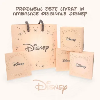 Disney Minnie Mouse & Rose Hearts nyaklánc - ezüst 925