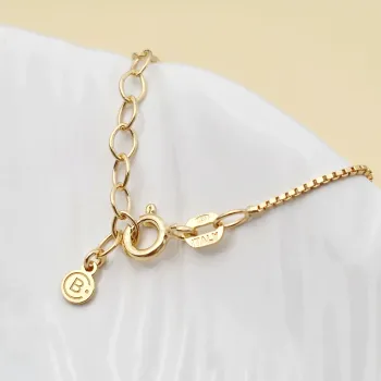 Érzelem Cseppek Nyaklánc - 3 Név - 18K Sárga Aranyozott 925 Sterling Ezüst  Swarovski Kristály - Körkapocs