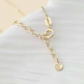 Fényképes  Szív Nyaklánc - Love Frame - Ezüst 925 - 18 K Sárga Arany bevonattal- Fehér Cirkónia