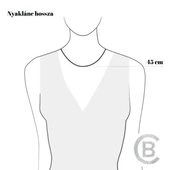 Harmónia Életfa Nyaklánc  - 3 Név -  18K Sárga Aranyozott 925 Sterling Ezüst  Swarovski Kristály - Körkapocs