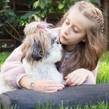 Ezüst Karkötő állítható zsinórral - ShihTzu kutya